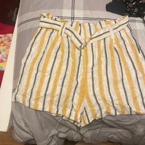 High waisted dress shorts